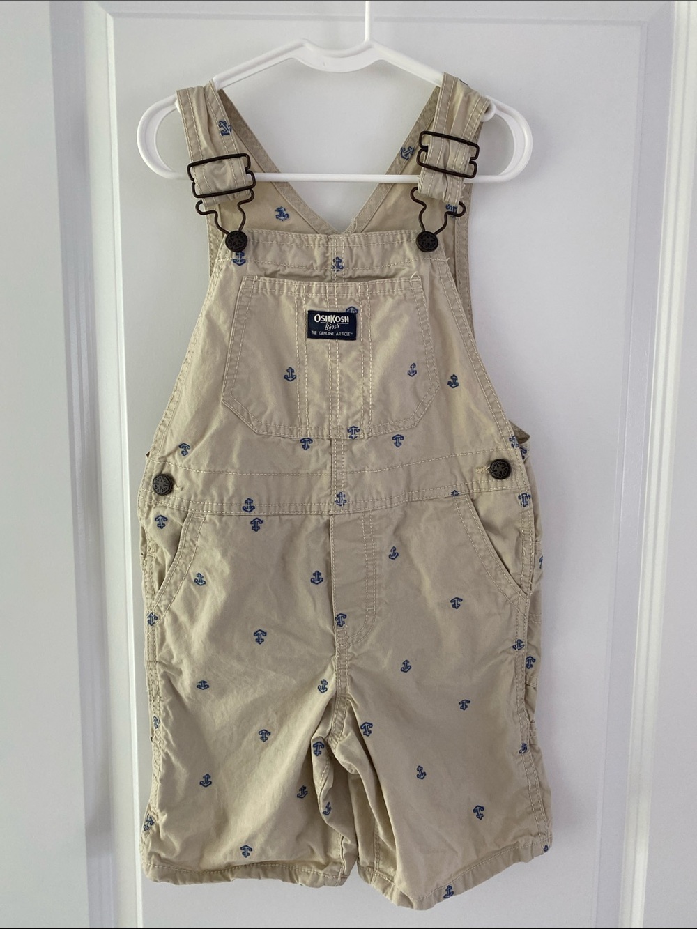 Oshkosh Overalls with Embroidered Anchors size 5T